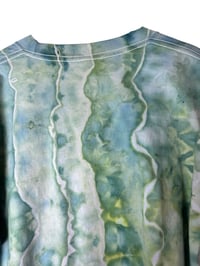 Image 12 of L Adult Combed Cotton Tee in Verdant Geode Ice Dye