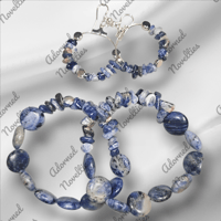 Image 1 of ANA826213 Monnaie Sodalite Stone Set