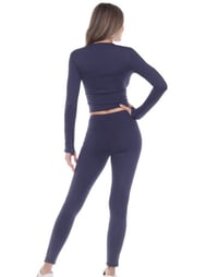Image 3 of Royal blue legging set 
