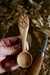 Image 1 of       Falling leaves Coffee Scoop