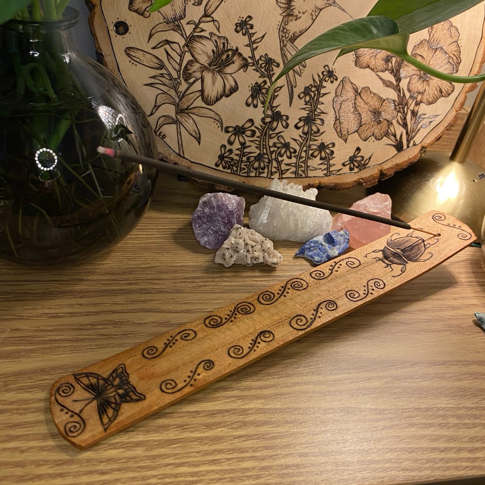 Image of Butterfly Beetle Incense Holder