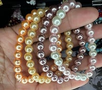 Image 1 of Pearl solid colors bracelets 