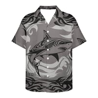 Image 3 of Men's Pique Manō Print Collard Shirt