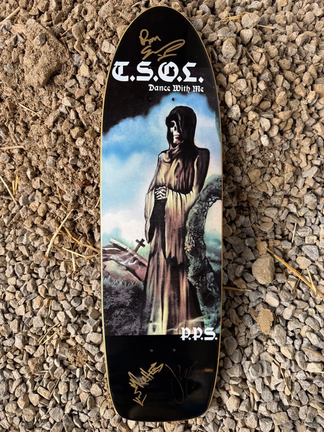 TSOL dance with me skateboard [SIGNED] 