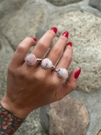 Rose opal plain band