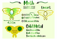 Image 2 of PREORDER Moth pin