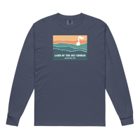 Image 1 of Land of the Sky Garment-dyed Heavyweight Long-sleeve Shirt