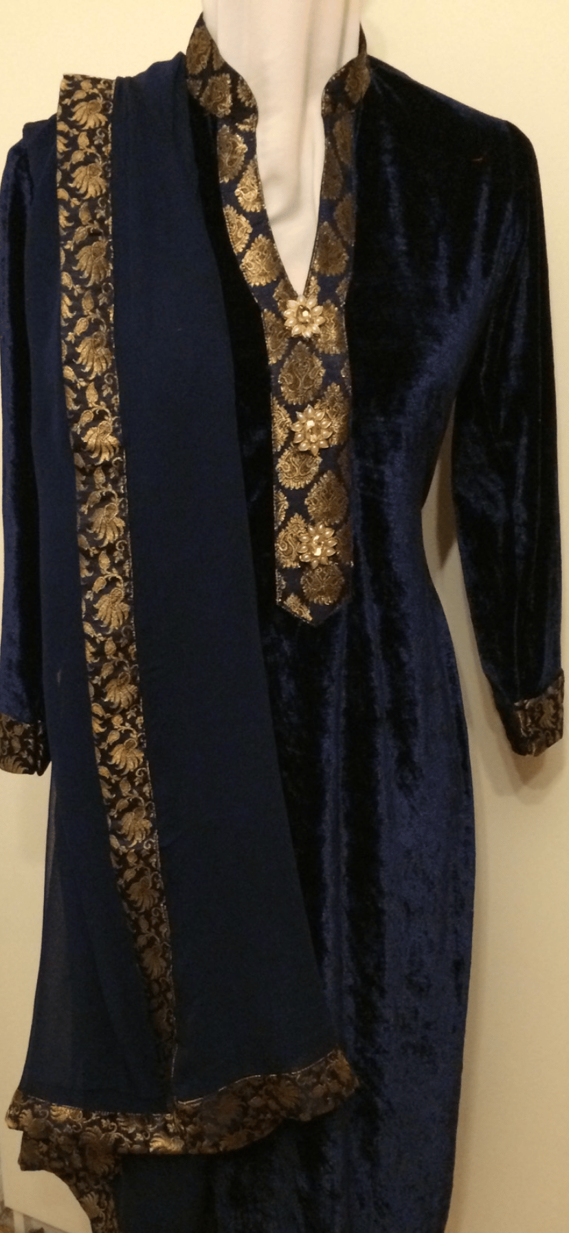 Velvet suit