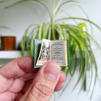 Image 4 of Dollhouse Miniature 1:12 Handmade Book French Garden