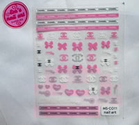 Image 2 of Chanel p/w bow sticker