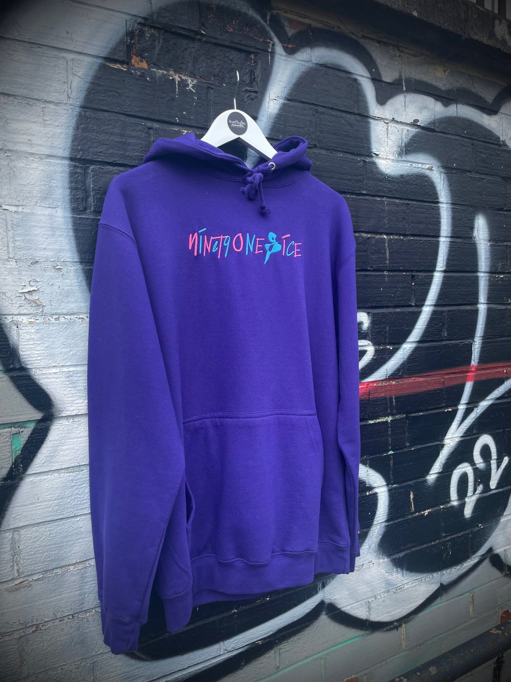Image of Purple Script Hoody