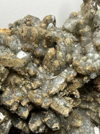 Image 5 of Quartz, Limonite, Chlorite, Hematite & UV Calcite Statement Cluster | Daye China #2861 