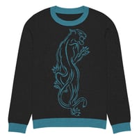 Image 3 of Blue Panther Knitted crew neck sweater