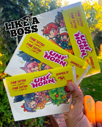 Image 1 of Set 3 Faux Tatouages ✨ NARUTO +DRAGONBALL+POKEMON