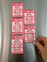 Image 1 of Peace Signs 5 Magnet Set