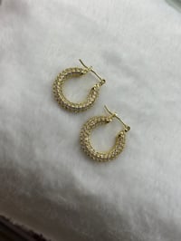 Image 3 of Kari Gold Hoops