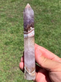 Image 10 of Large Lace Agate with Amethyst Generator #2555