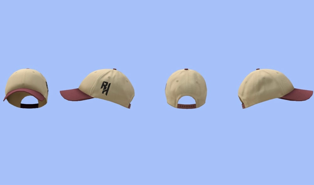 Image of RH x NBA 2K25 Dad Hat (Pre Order Ship Date August 2025) Blk 🏀♥️