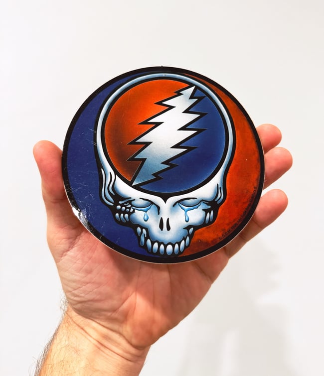 Grateful Dead 1996 Crying SYF 5” Sticker 