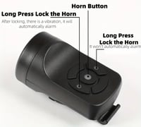 Image 3 of Rechargeable Anti-Theft Alarm and Horn for E-Bikes & Scooters