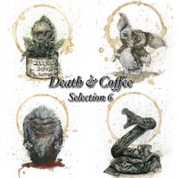 Image 1 of Ink And Coffee "Death & Coffee" Art Series - Print Selection 6
