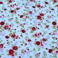 Image 1 of Made to Order - 'Vivienne' Romantic Red & Pink Roses Vintage Style Floral Eiderdown