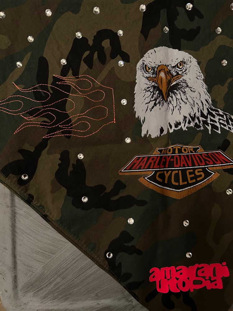 Camo Harley Bandana (Ready To Ship)