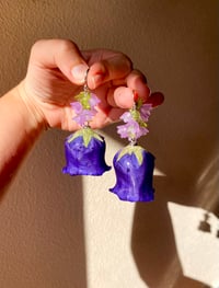 💜Purple Bellflowers💜 Silver