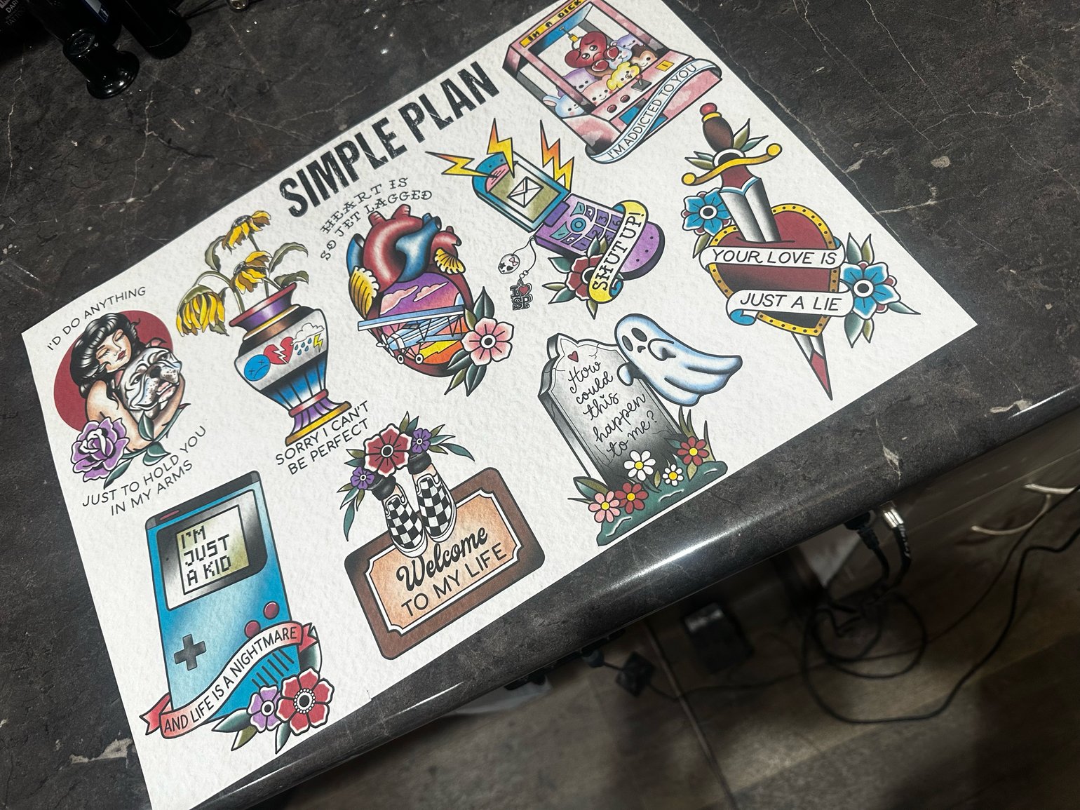 Image of Simple Plan Flash Sheet