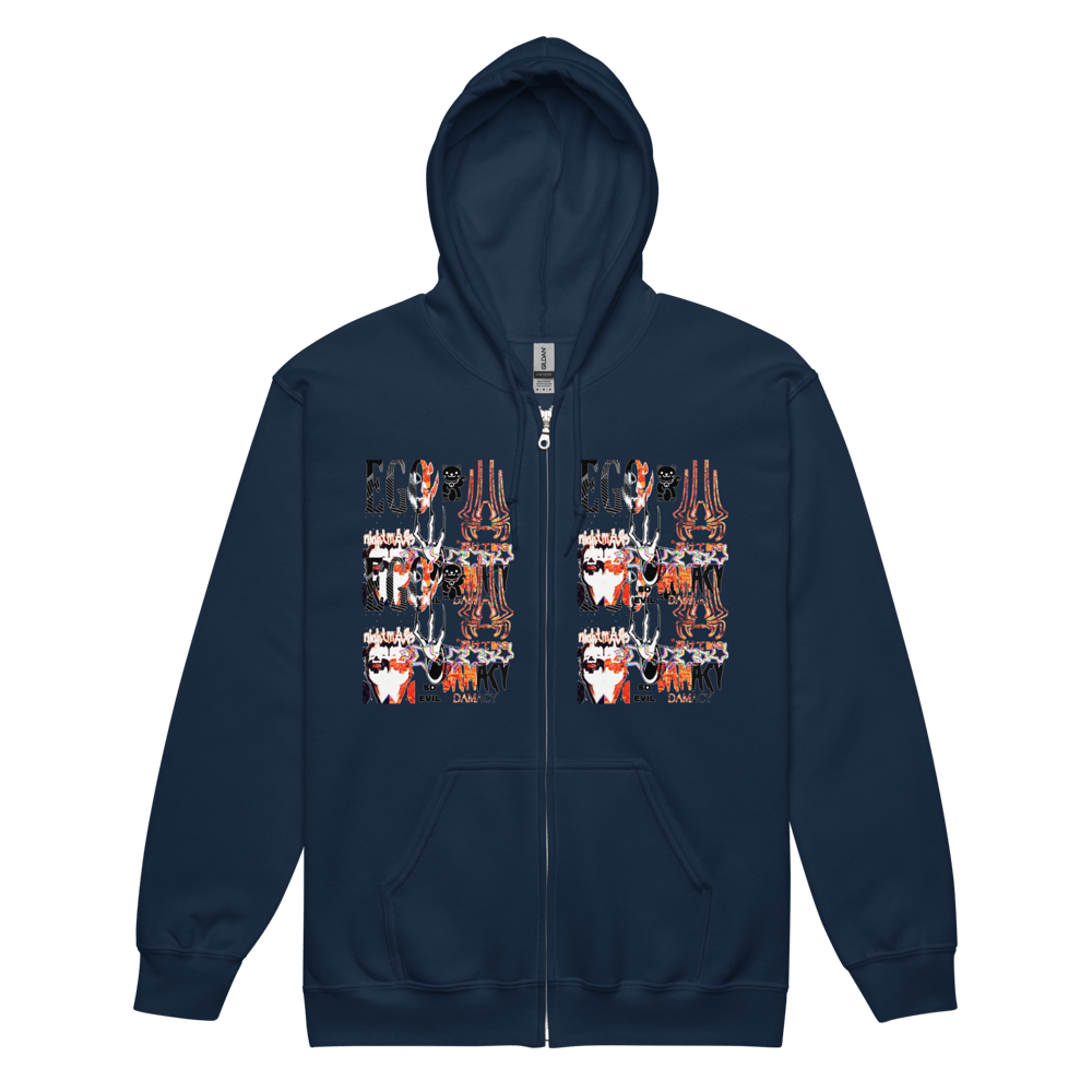 damacy forever//zip-up hoodie