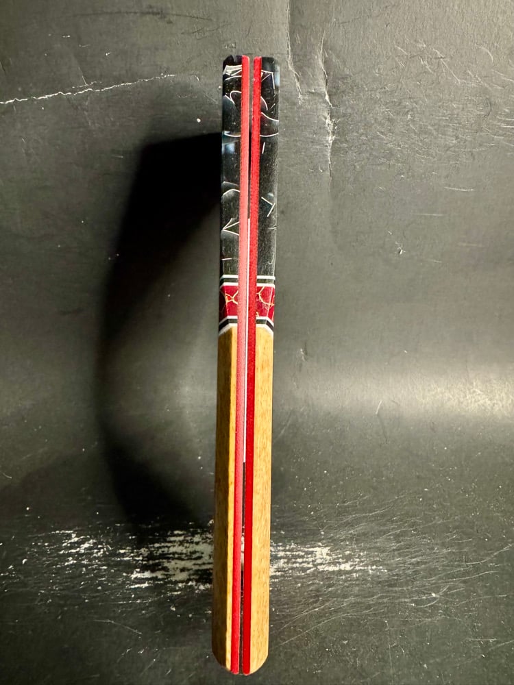 Image of Raffir Sparkle & Giraffe Bone Segmented Knife Scales