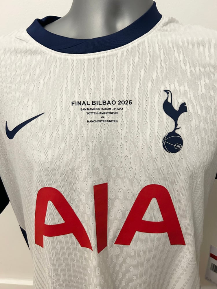 Image of Tottenham Hotspur “VAN DE VEN 37” Vaporknit 2024/25 Home Europa Final Shirt    (L)