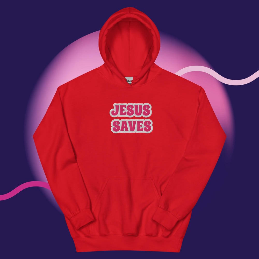 Image of JESUS SAVES HOODIE - WARM