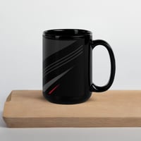Image 2 of Consistency is Key Black Glossy Mug