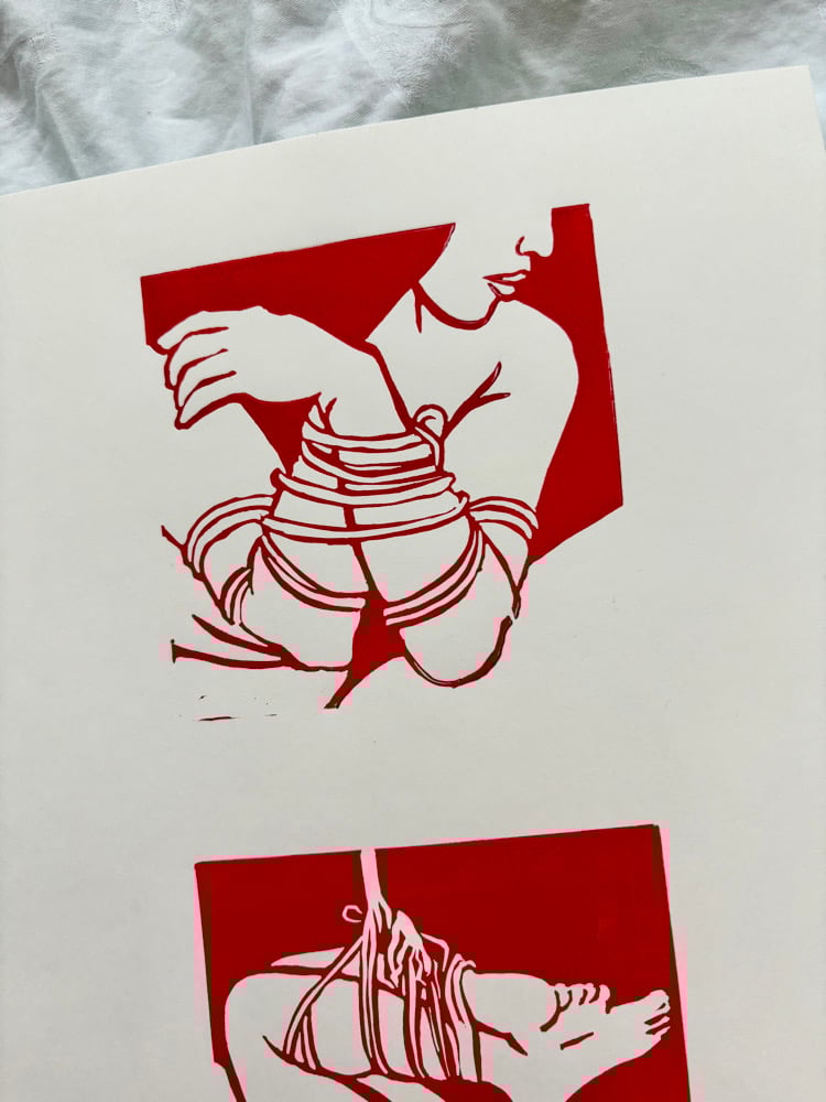 Image of Shibrari Lino Print