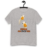 Image 8 of Unisex classic tee, Productive Duck Funny Tee