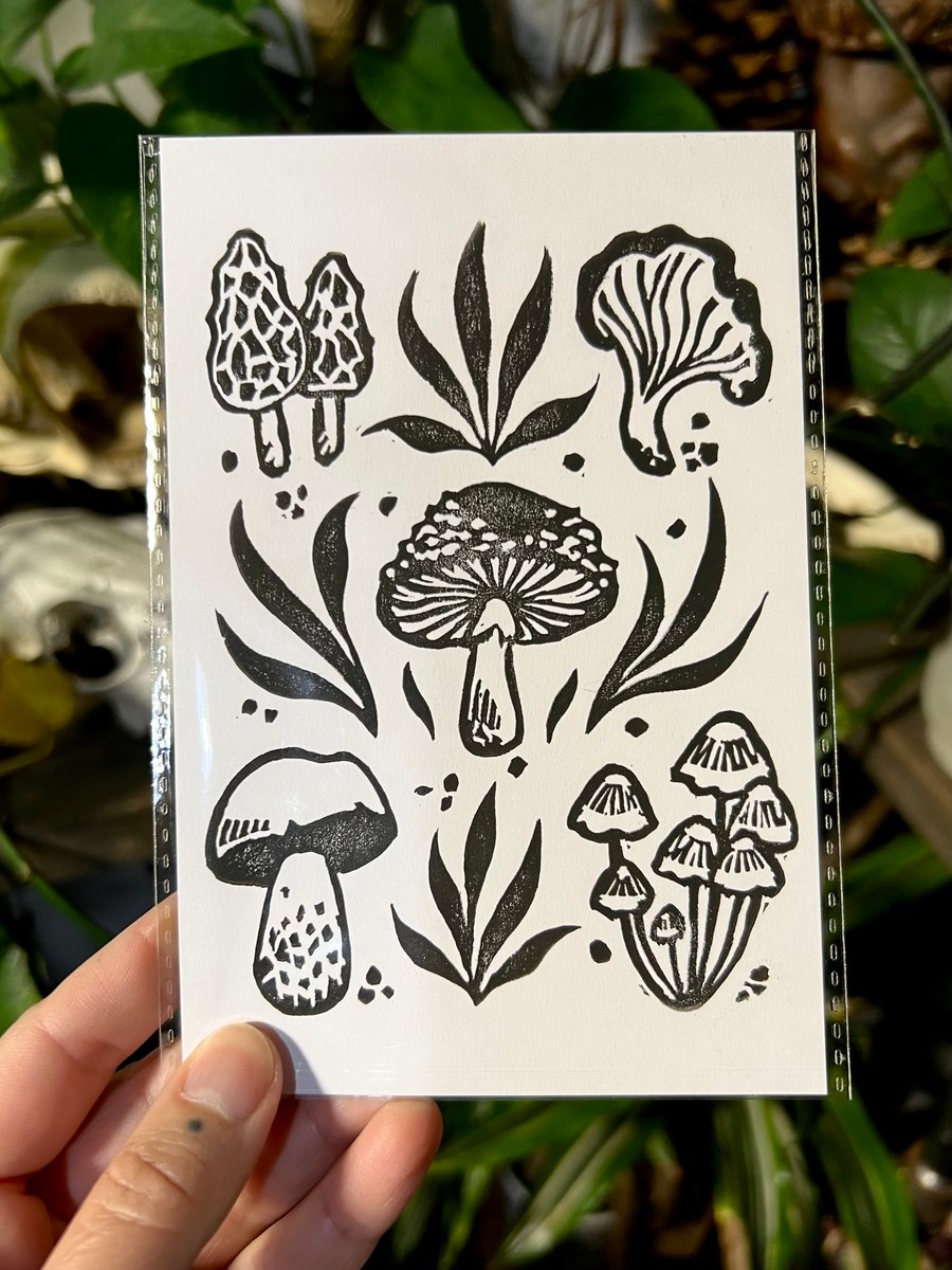 Mushroom Mini Stamp – Peppercorn Paper