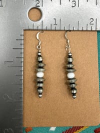 Image 2 of Silver Beaded Dangles