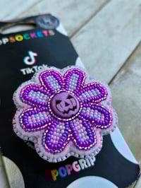 Image 1 of Pumpkin Flower Phone Grip