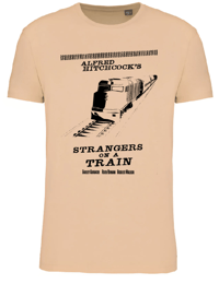 Image 3 of Camiseta Strangers On A Train (Alfred Hitchcock)