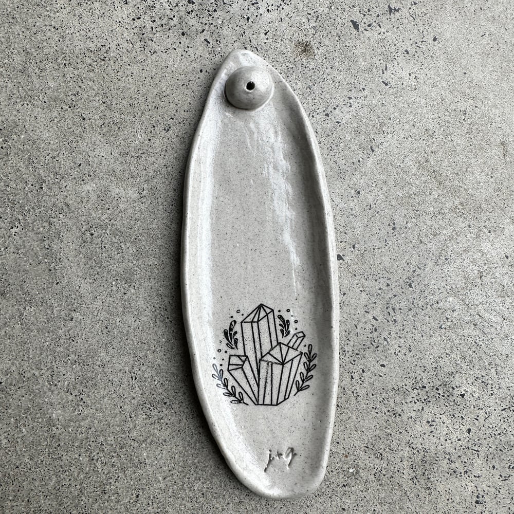 Image of Crystal Incense Holder 