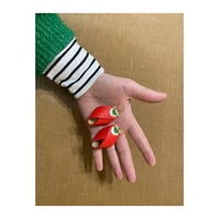 Image 4 of B O U C L E   Rouge/doré/vert 