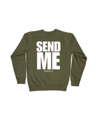 Image 2 of Send me crewneck hunter green 