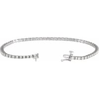 Image 2 of 7 1/4” Lab Diamond Tennis Bracelet