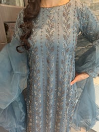 Image 3 of Blue ruffle