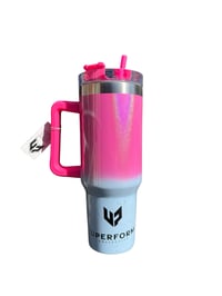 Image 1 of Hydrate UPerform 40z Bottle- Pink Sky Fade