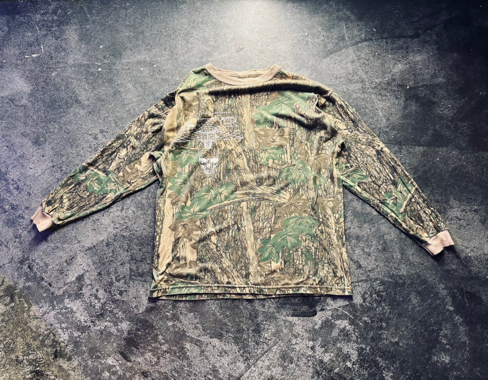 Vintage Woodland Camo Long Sleeve T-Shirt