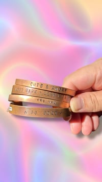 Image 3 of Metal Stamped Bracelets