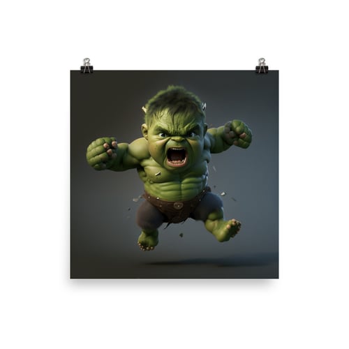 Image of Marvel Babies - Hulk | Photo paper poster