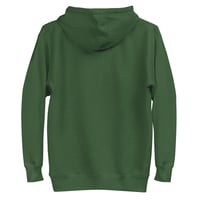 Image 4 of Long Sleeve Hoodie (Adult M/F) - Jack O Lantern Retro Orange Glow